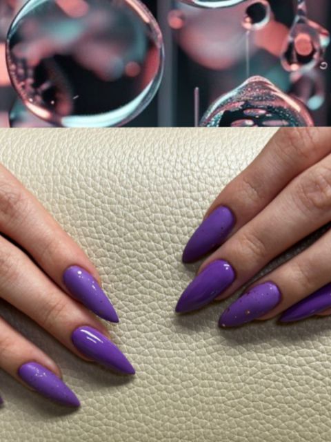 Manichiura cu gel pe unghie naturala