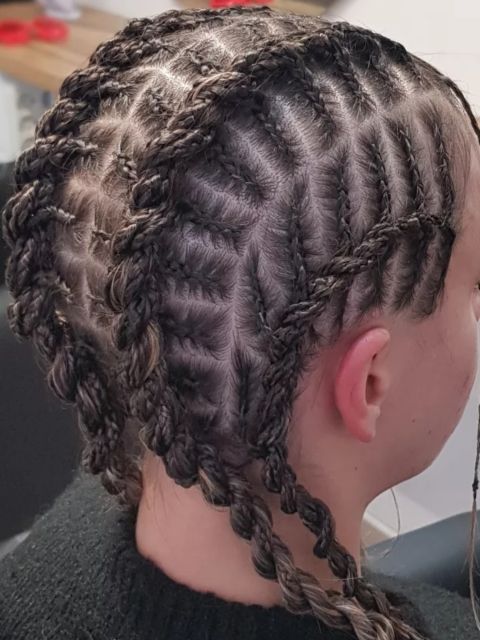 Cornrows Braids made by Rebeka Kolcza - from Stailer