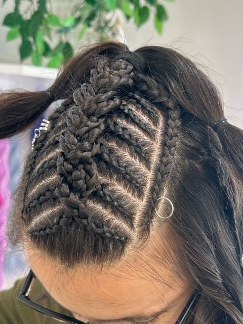 Cornrows Braids made by Rebeka Kolcza - from Stailer