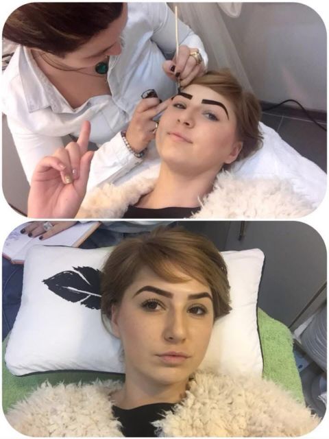 Pachet stilizat si vopsit sprancene