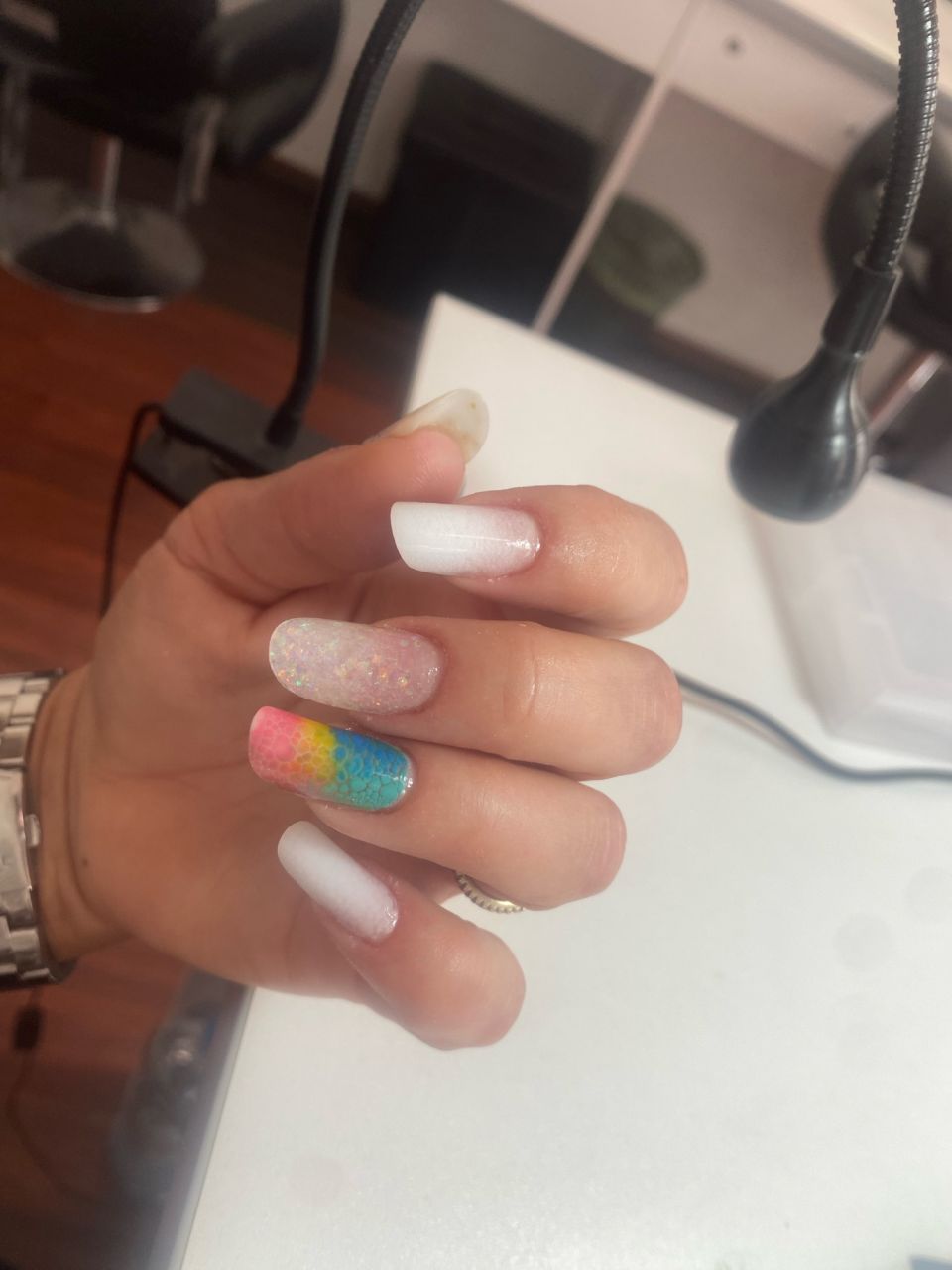 Intretinere cu polygel portelan cu tipsuri made by Maria Hadade - from Stailer