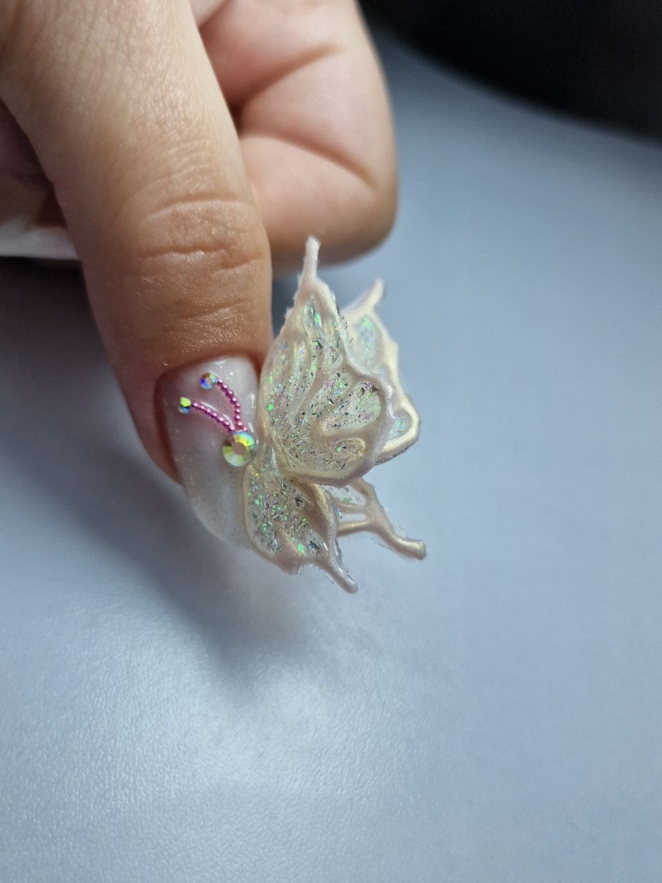 Manichiura constructie cu gel - marimea 5-6 made by Andreea Biru - from Stailer