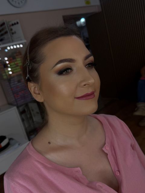 Machiaj de seara cu gene banda