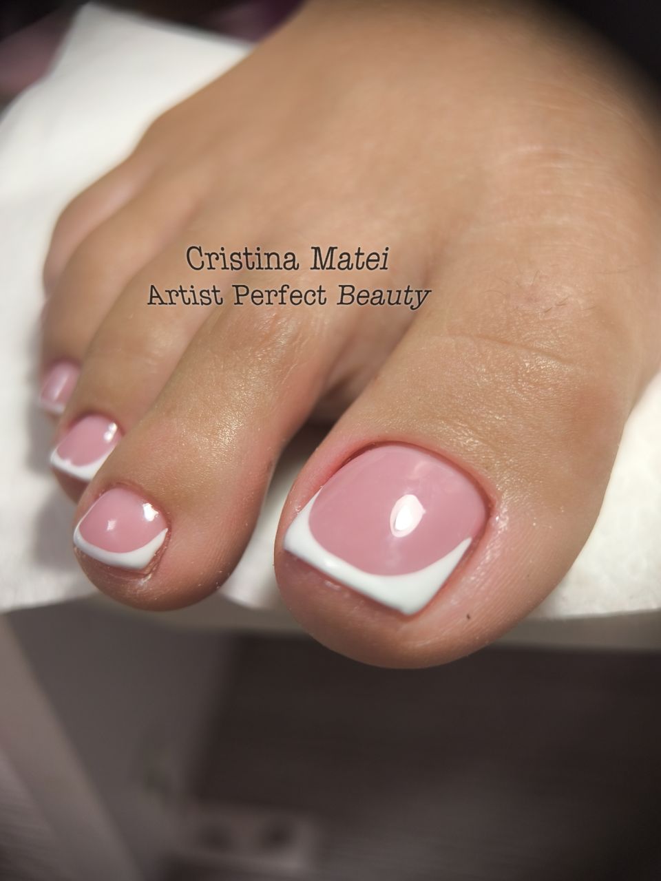 Pedichiura french made by Cristina  Matei - from Stailer