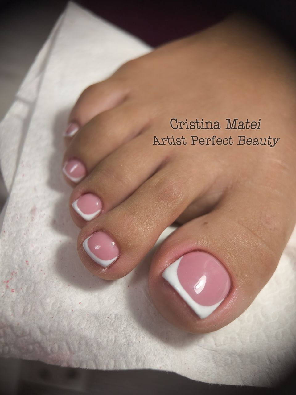 Pedichiura french made by Cristina  Matei - from Stailer
