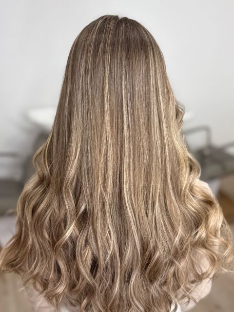 Balayage din decolorare