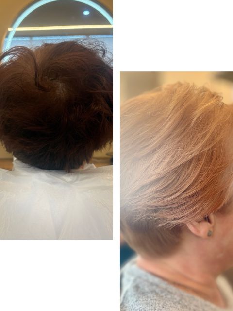 Decolorat radacina din vopsea