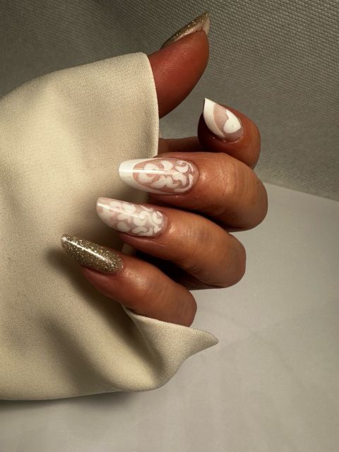 Manichiura constructie unghii cu gel ? marime L